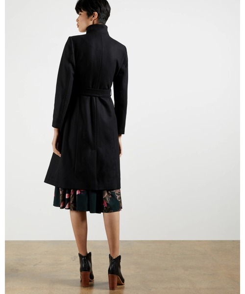 Ted Baker(テッドベーカー)の「ROSECH ウール ロングラップコート(ブラック)(チェスターコート・レディース・ブラック・0/2/3/1)」の10枚目の写真