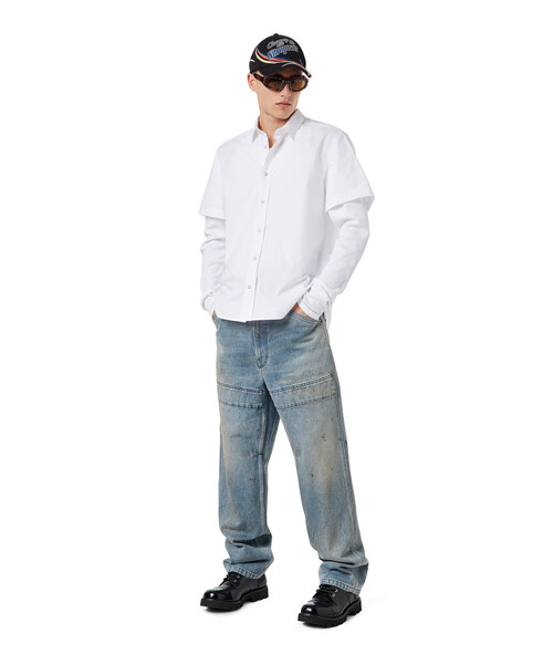 DIESEL（ディーゼル）の「メンズ シャツ サステナブル（シャツ/ブラウス・メンズ・ブラック/ホワイト/ベージュ・XX-LARGE/LARGE/X-LARGE/MEDIUM/SMALL/X-SMALL）」の12枚目の写真