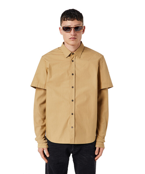 DIESEL（ディーゼル）の「メンズ シャツ サステナブル（シャツ/ブラウス・メンズ・ブラック/ホワイト/ベージュ・XX-LARGE/LARGE/X-LARGE/MEDIUM/SMALL/X-SMALL）」の18枚目の写真