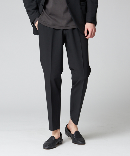 ABAHOUSE（アバハウス）の「【セットアップ対応】 Storm Fleece Strech / ストームフリース ストレッチ イージー パンツ（スラックス・メンズ・ブラック/グレイッシュブルー・46/48/44/50）」の2枚目の写真