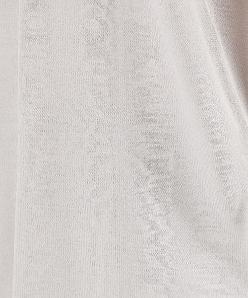 TopIsm(トップイズム)の「ワイドシルエット 接触冷感クルーネックサマーニット(ニット/セーター・メンズ・ライトグレー/ライトブルー/ブラック/ベージュ/アイボリー/ライトピンク・M/L)」の10枚目の写真