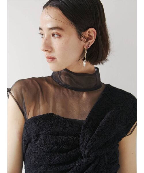 LAGUNAMOON（ラグナムーン）の「LADYフェイクパールミックスラウンドピアス（ピアス（両耳用）・レディース・アイボリー・FREE）」の5枚目の写真