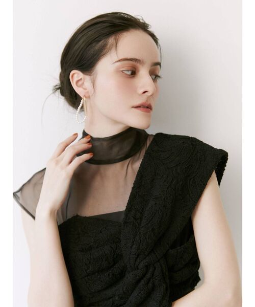 LAGUNAMOON（ラグナムーン）の「LADYフェイクパールミックスラウンドピアス（ピアス（両耳用）・レディース・アイボリー・FREE）」の11枚目の写真