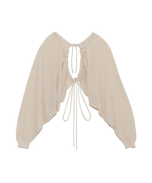 emmi（エミ）の「【emmi atelier】メッシュボレロカーディガン