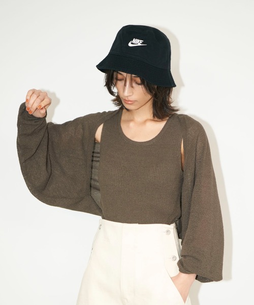 emmi メッシュボレロカーディガン emmi（エミ）の「【emmi atelier】メッシュボレロカーディガン