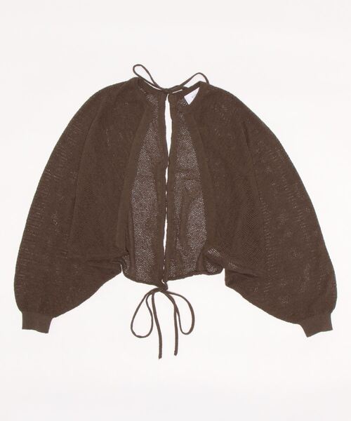 emmi（エミ）の「【emmi atelier】メッシュボレロカーディガン