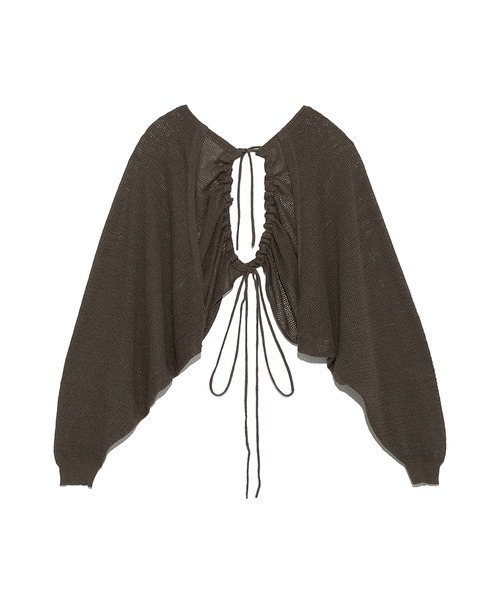 emmi（エミ）の「【emmi atelier】メッシュボレロカーディガン