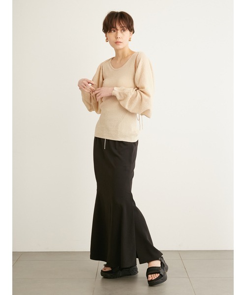 emmi（エミ）の「【emmi atelier】メッシュボレロカーディガン