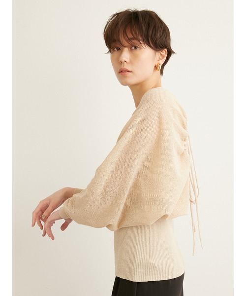 emmi（エミ）の「【emmi atelier】メッシュボレロカーディガン