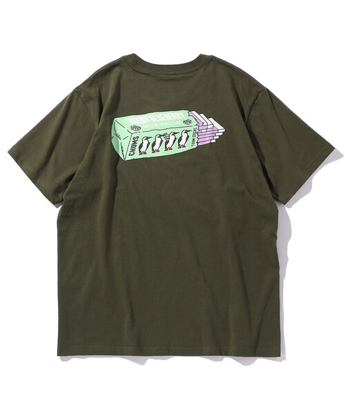 FREAK'S STORE(フリークスストア)の「WEB限定 CHUMS/チャムス Booby Bubble Gum TEE/ブービーバブルガムTEE(Tシャツ/カットソー・メンズ・ホワイト/ブラック/ブラウン/オリーブ/ブルー・SMALL/MEDIUM/LARGE/X-LARGE)」の4枚目の写真