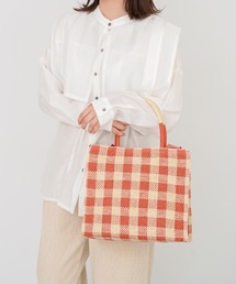 omom sot | ギンガム トートバッグ omom sot(トートバッグ)