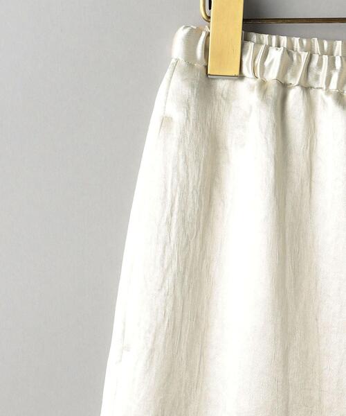 BEAUTY&YOUTH UNITED ARROWS（ビューティーアンドユースユナイテッドアローズ）の「アセテートサテン Iライン ロングスカート（スカート・レディース・ブラック/ナチュラル・M/S）」の7枚目の写真