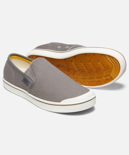 KEEN（キーン）の「ELDON SLIP ON / エルドン スリップオン / メンズ スニーカー（スニーカー・メンズ・グレー・26cm/26.5cm/27cm/27.5cm/28cm/25cm/25.5cm）」の4枚目の写真