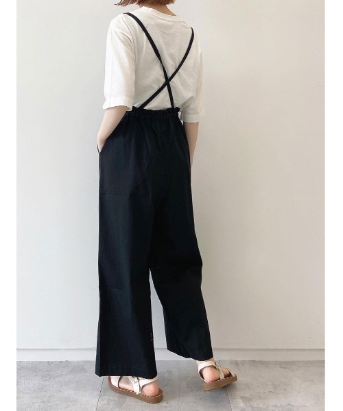 Samansa Mos2 blue(サマンサモスモスブルー)の「ロックTシャツ(Tシャツ/カットソー・レディース・オフホワイト/チャコール/キナリ・フリ-)」の7枚目の写真