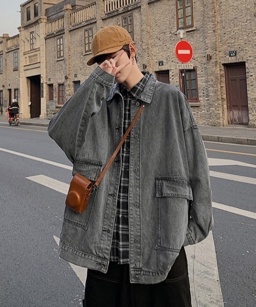 sevens（セブンズ）の「【sevens】ビッグポケットデニムジャケット（デニムジャケット・メンズ・グレー/ブルー・X-LARGE/LARGE/MEDIUM）」の9枚目の写真