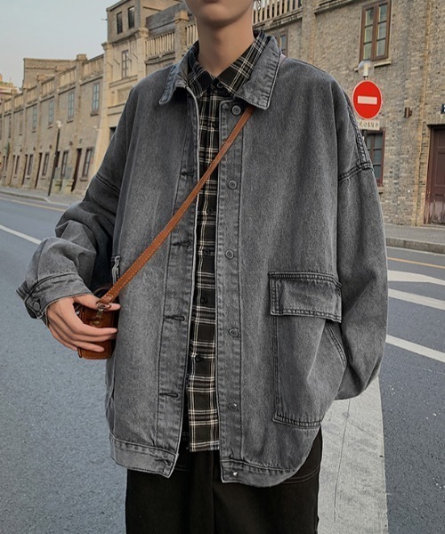sevens（セブンズ）の「【sevens】ビッグポケットデニムジャケット（デニムジャケット・メンズ・グレー/ブルー・X-LARGE/LARGE/MEDIUM）」の10枚目の写真