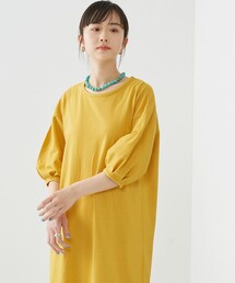 Firsthand（ファーストハンド）の「Firsthand/ファーストハンド オーガニックコットン パフスリーブワンピース（ワンピース）」