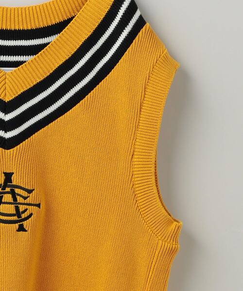 ANTi COUNTRY CLUB TOKYO（アンタイカントリークラブトーキョー）の「＜ANTi COUNTRY CLUB TOKYO for UNITED ARROWS & SONS＞ CRICKET VEST/ベスト（ニット/セーター・メンズ・オフホワイト/イエロー・XL/M/L）」の5枚目の写真