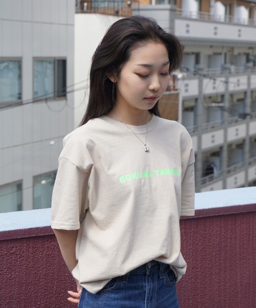 BOKU HA TANOSII（ボク　ハ　タノシイ）の「ライセンスT（Tシャツ/カットソー・メンズ・ブラック/オレンジ/ヘザーグレー/ホワイト/グリーン系その他/チャコールグレー/ライトグリーン/アーミー/サンドベージュ/ネイビー/ライトブラウン・MEDIUM/X-LARGE/LARGE）」の6枚目の写真