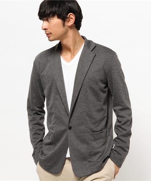 OUTLET（アウトレット）の「【WHO'S WHO gallery】RJテーラード（テーラードジャケット・メンズ・チャコールグレー/ブラック/ネイビー・LARGE/MEDIUM）」の2枚目の写真