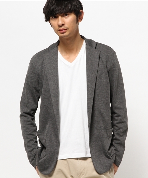 OUTLET（アウトレット）の「【WHO'S WHO gallery】RJテーラード（テーラードジャケット・メンズ・チャコールグレー/ブラック/ネイビー・LARGE/MEDIUM）」の7枚目の写真