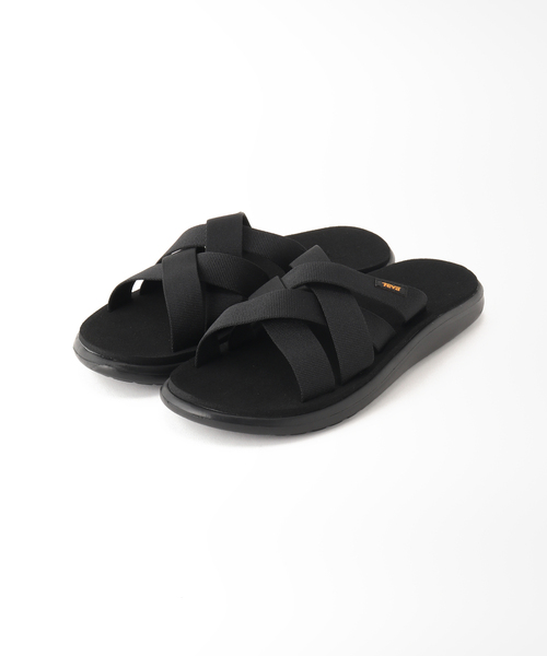 Teva(テバ)の「【Teva / テバ】VOYA SLIDE(サンダル・メンズ・カーキ/ブラック・7/100/9/XX-SMALL)」の1枚目の写真