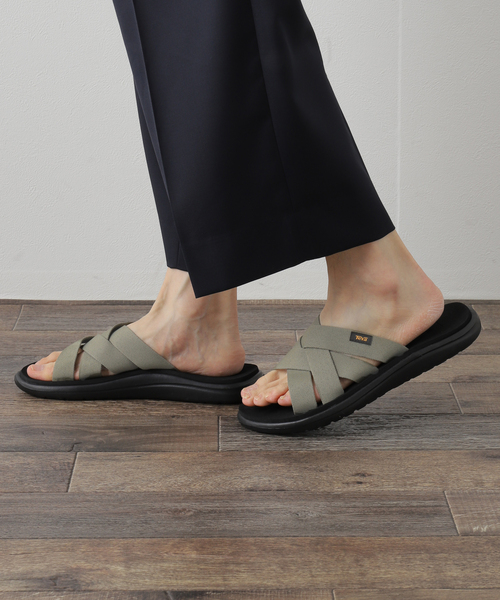 Teva(テバ)の「【Teva / テバ】VOYA SLIDE(サンダル・メンズ・カーキ/ブラック・7/100/9/XX-SMALL)」の14枚目の写真