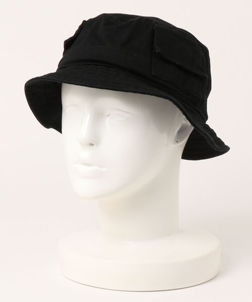 HERON PRESTON（ヘロンプレストン）の「HERON PRESTON/ヘロンプレストン/BUCKET HAT(HMLS21-117)（ハット・メンズ・ブラック・L）」の2枚目の写真