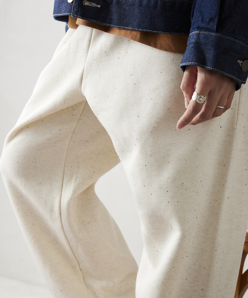 JOURNAL STANDARD relume(ジャーナルスタンダード レリューム)の「CALIFORNIA ネップスウェットパンツ(スウェットパンツ・メンズ・ブラウン/グレー/ナチュラル・MEDIUM/LARGE)」の1枚目の写真