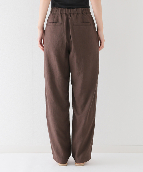 JOURNAL STANDARD relume（ジャーナルスタンダード　レリューム）の「リネンレーヨンテーパードパンツ（その他パンツ・レディース・ホワイト/ブラック/ブラウン・36/40/38）」の18枚目の写真