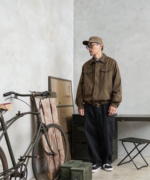 MILITARY（ミリタリー）の「【noey】チェコ軍 フライフロント ワークシャツ（シャツ/ブラウス・メンズ・ライトブラウン・1/3/2/4）」の5枚目の写真