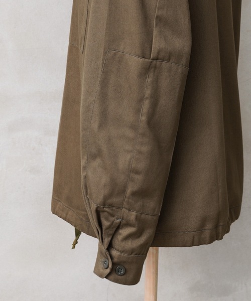 MILITARY（ミリタリー）の「【noey】チェコ軍 フライフロント ワークシャツ（シャツ/ブラウス・メンズ・ライトブラウン・1/3/2/4）」の9枚目の写真