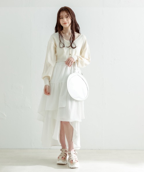 OLIVE des OLIVE（オリーブデオリーブ）の「Aimerianejoieうちわケース　1540100104（その他雑貨・レディース・パープル/サックスブルー/ピンク/シルバー/イエロー/ライトグリーン/ライトオレンジ系/ブラック/レッド・FREE）」の16枚目の写真