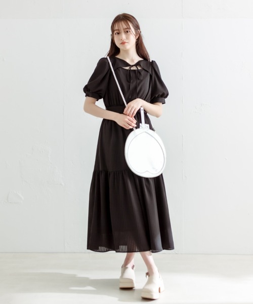 OLIVE des OLIVE（オリーブデオリーブ）の「Aimerianejoieうちわケース　1540100104（その他雑貨・レディース・パープル/サックスブルー/ピンク/シルバー/イエロー/ライトグリーン/ライトオレンジ系/ブラック/レッド・FREE）」の19枚目の写真