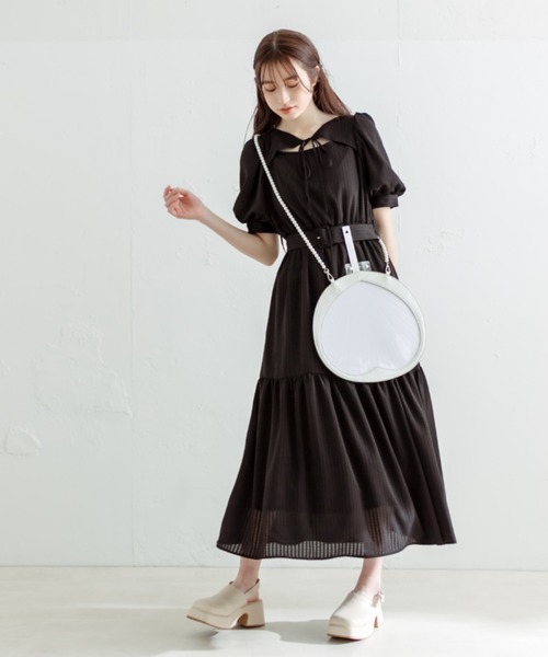 OLIVE des OLIVE（オリーブデオリーブ）の「Aimerianejoieうちわケース　1540100104（その他雑貨・レディース・パープル/サックスブルー/ピンク/シルバー/イエロー/ライトグリーン/ライトオレンジ系/ブラック/レッド・FREE）」の20枚目の写真