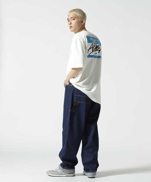 AVIREX（アヴィレックス）の「【直営店限定】HELLO MY BRAND IS T-SHIRT / ハロー マイブランド イズ Tシャツ / AVIREX / アヴィレックス（Tシャツ/カットソー・メンズ・ホワイト/ブラック・M/2XL/L/XL）」の17枚目の写真