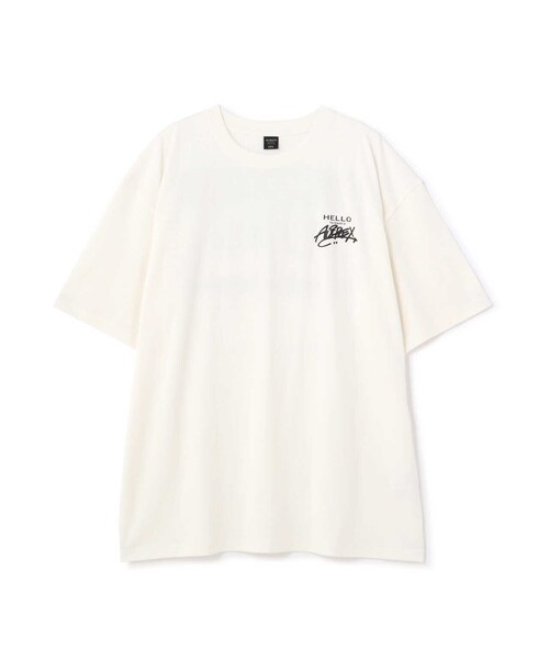 AVIREX（アヴィレックス）の「【直営店限定】HELLO MY BRAND IS T-SHIRT / ハロー マイブランド イズ Tシャツ / AVIREX / アヴィレックス（Tシャツ/カットソー・メンズ・ホワイト/ブラック・M/2XL/L/XL）」の14枚目の写真
