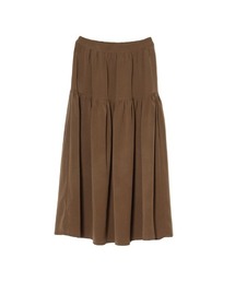 Re:EDIT | [2022A/W COLLECTION][低身長サイズ有]ポーラギャザー切替えロングスカート(スカート)