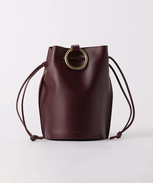 MARROW（マロウ）の「＜MARROW＞RING TUBE バッグ（ハンドバッグ・レディース・ブラック/ダークブラウン・FREE）」の2枚目の写真