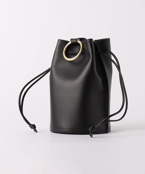 MARROW（マロウ）の「＜MARROW＞RING TUBE バッグ（ハンドバッグ・レディース・ブラック/ダークブラウン・FREE）」の3枚目の写真