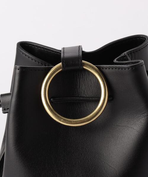 MARROW（マロウ）の「＜MARROW＞RING TUBE バッグ（ハンドバッグ・レディース・ブラック/ダークブラウン・FREE）」の10枚目の写真