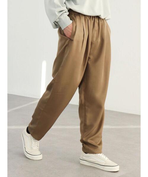 CRAFT STANDARD BOUTIQUE(クラフトスタンダードブティック)の「3TUCKワイドテーパードパンツ *(その他パンツ・メンズ・グレー/ベージュ/カーキ・M/L/LL)」の5枚目の写真