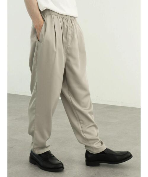 CRAFT STANDARD BOUTIQUE(クラフトスタンダードブティック)の「3TUCKワイドテーパードパンツ *(その他パンツ・メンズ・グレー/ベージュ/カーキ・M/L/LL)」の10枚目の写真