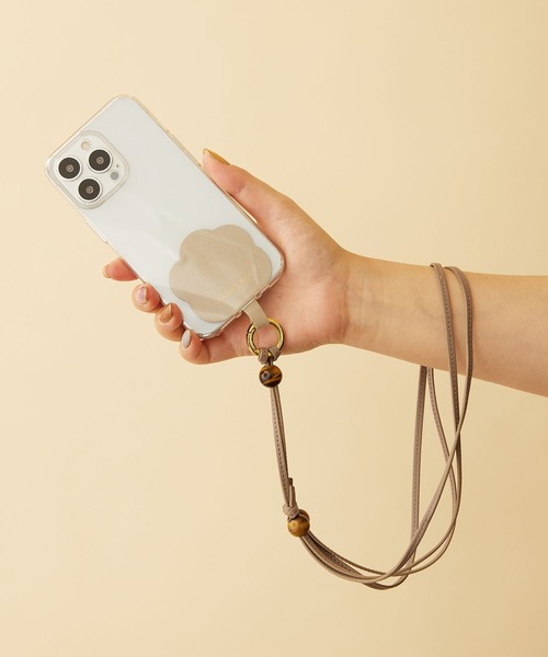 HASHIBAMI（ハシバミ）の「【HASHIBAMI】ジェムキャンディ モバイルストラップ（スマホグッズ・レディース・ミント/ラベンダー/グレイッシュベージュ/グレイッシュブルー/ブラック/グレー系その他・FREE）」の4枚目の写真