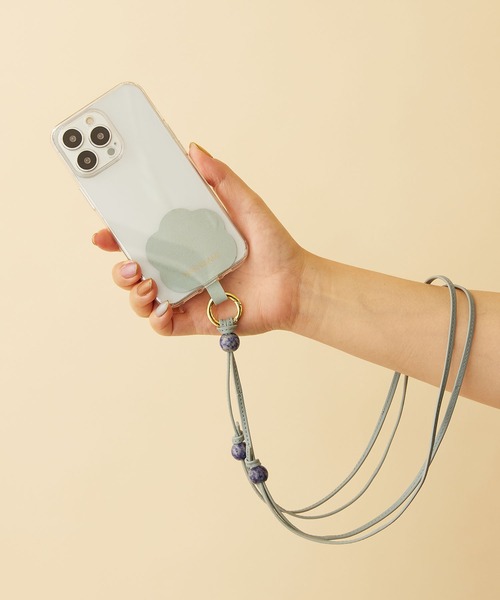 HASHIBAMI（ハシバミ）の「【HASHIBAMI】ジェムキャンディ モバイルストラップ（スマホグッズ・レディース・ミント/ラベンダー/グレイッシュベージュ/グレイッシュブルー/ブラック/グレー系その他・FREE）」の5枚目の写真