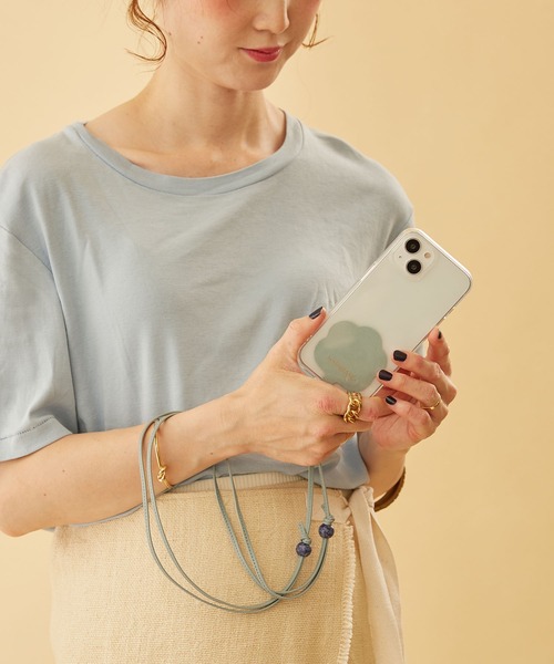 HASHIBAMI（ハシバミ）の「【HASHIBAMI】ジェムキャンディ モバイルストラップ（スマホグッズ・レディース・ミント/ラベンダー/グレイッシュベージュ/グレイッシュブルー/ブラック/グレー系その他・FREE）」の8枚目の写真