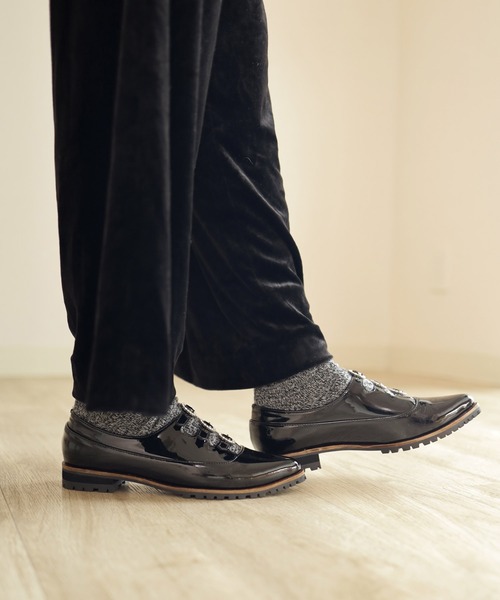 SESTO（セスト）の「ビジューバックルのポインテッドトゥエナメルドレスシューズ（ドレスシューズ・レディース・ブラック・22.5cm/23.5cm/24.5cm/23.0cm/24.0cm/25.0cm）」の10枚目の写真