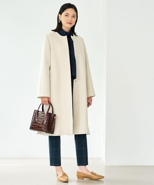 MARCO BIANCHINI(マルコビアンチーニ)の「< MARCO BIANCHINI >BOX 2WAY バッグ(ショルダーバッグ・レディース・ブラック/ベージュ/ブラウン・FREE)」の7枚目の写真
