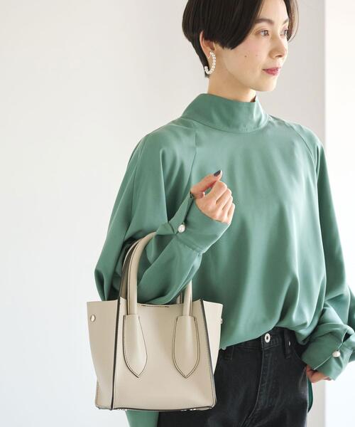 MARCO BIANCHINI(マルコビアンチーニ)の「< MARCO BIANCHINI >BOX 2WAY バッグ(ショルダーバッグ・レディース・ブラック/ベージュ/ブラウン・FREE)」の4枚目の写真