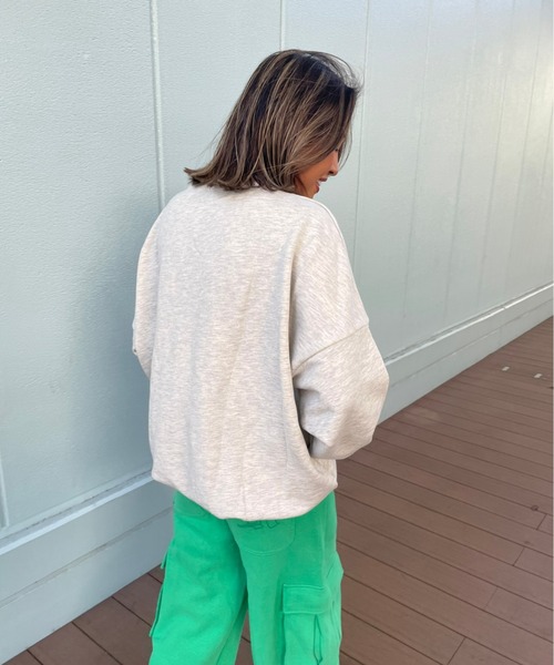 ROXY(ロキシー)の「【ZOZO限定アイテム】FLOWER EMB PULLOVER/ロキシースウェットトレーナー(スウェット・レディース・ホワイト/ネイビー/グレー・FREE)」の16枚目の写真